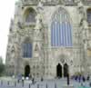 Another view of York minster, close up (43,891 bytes)