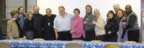 Bp. Shaw with the Cluster vestries (and Thomas & Adrian Stair on the left) (31kb)